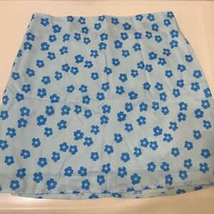 Blue Flower Women’s Skirt